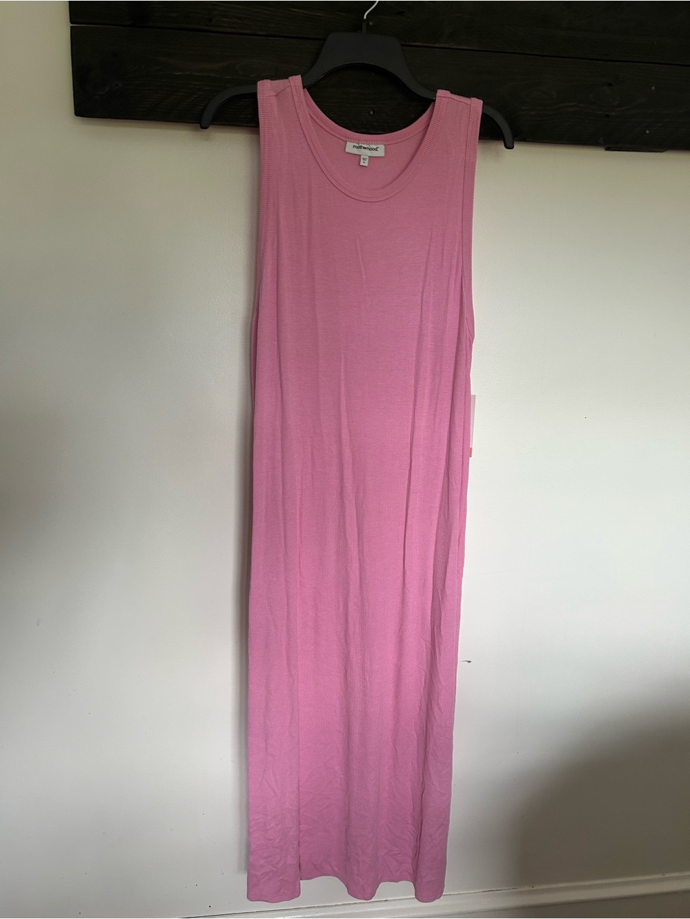Motherhood Pink Sleeveless Maternity Maxi Dress